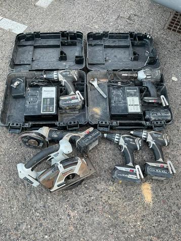 Panasonic 18v set 6 machines beschikbaar voor biedingen