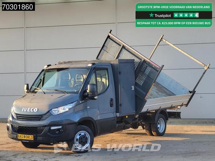 Iveco Daily 35C18 3.0L Driezijdige Kipper Dubbellucht 3,5t T, Auto's, Bestelwagens en Lichte vracht, Bedrijf, Te koop, Achteruitrijcamera
