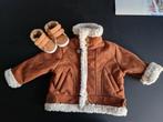 Leuk jasje met bijhorende schoentjes, Kinderen en Baby's, Babykleding | Maat 68, Ophalen of Verzenden, Zo goed als nieuw, Jasje