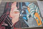 Star Wars - the master and padawan tekening, Ophalen of Verzenden