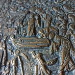 19e eeuwse bronzen orthodoxe plaquette, Antiek en Kunst, Antiek | Religieuze voorwerpen, Ophalen of Verzenden