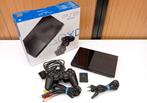 SONY PLAYSTATION 2 slim gameconsole PS2 compleet, Games en Spelcomputers, Zwart, Ophalen of Verzenden, Zo goed als nieuw, Met geheugenkaart