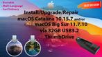 macOS Catalina 10.15.7+Big Sur 11.7.10 32 Go USB3.2 OSX OS X, MacOS, Envoi, Neuf