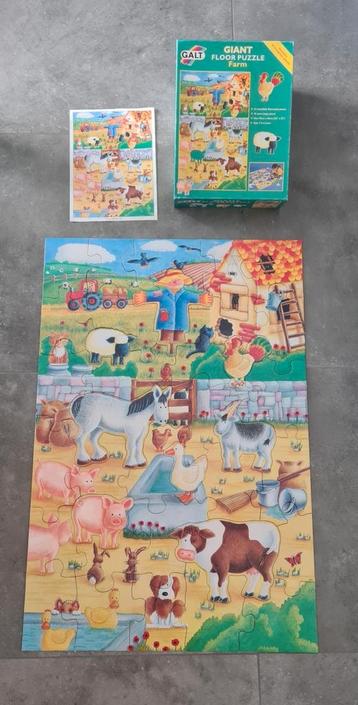 Vloerpuzzel boerderij 36 stukken - galt - 3-6 jaar beschikbaar voor biedingen
