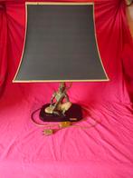Lampe de table avec bouddha en bronze., Enlèvement ou Envoi