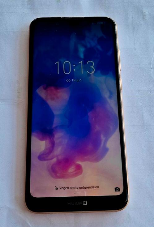 Huawei Y6 - 32 GB - bruin leer, Telecommunicatie, Mobiele telefoons | Huawei, Gebruikt, Ophalen