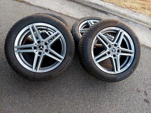 Mercedes C-klasse W205 met 225 50 17 winterbanden, Auto-onderdelen, Banden en Velgen