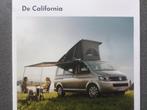 VW Volkswagen California T5 2012 Brochure, Volkswagen, Ophalen of Verzenden