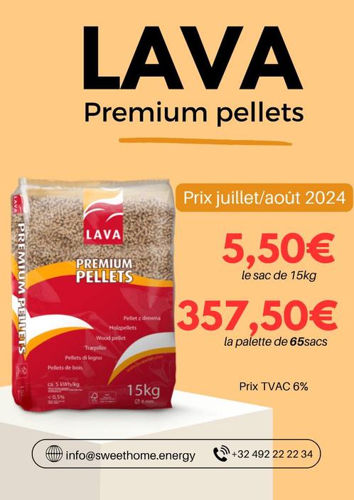 LAVA PELLETS, Tuin en Terras, Brandhout, Ophalen