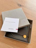 Collier ras de cou Niessing or jaune 18K avec diamant 0,03ct, Handtassen en Accessoires, Kettingen, Ophalen, Geel, Zo goed als nieuw