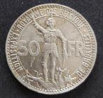 Belgium 1935 - 50Fr Wereldtentoonstelling/Leopold III - Pr, Zilver, Zilver, Losse munt, Verzenden