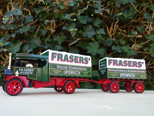 1922 Foden Steam Wagon With Trailer, Fraser's of Ipswich, Hobby en Vrije tijd, Modelauto's | Overige schalen, Nieuw, Bus of Vrachtwagen