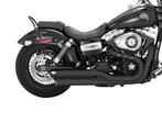 Twin slash einddempers zwart Dyna, Motoren