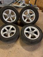 Winterbanden contental +  16” Audi velgen, Auto-onderdelen, Banden en Velgen, Ophalen, Winterbanden, Band(en)