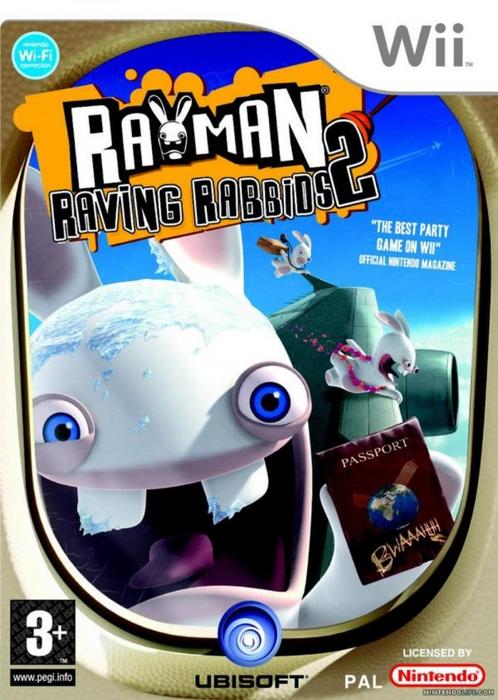 Rayman Raving Rabbids 2, Games en Spelcomputers, Games | Nintendo Wii, Gebruikt, Overige genres, 1 speler, Vanaf 3 jaar, Ophalen of Verzenden