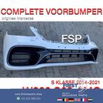 W222 S63 AMG VOORBUMPER COMPLEET WIT origineel Mercedes S KL, Pare-chocs, Avant