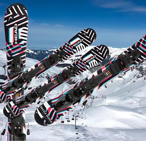 Nieuwe sportieve Snowblades van  Head 94cm, met ski-binding, Sport en Fitness, Skiën en Langlaufen, Nieuw, Ski's, Ski, Head, Carve