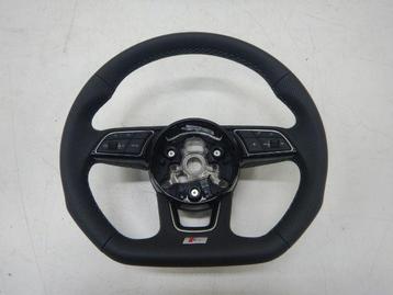 Audi A4 A5 8W Stuur MF+F1+VIEW Leer Grijs Stiksel 8W0419669A beschikbaar voor biedingen