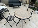 Table et chaise de jardin mosaïque et fer forgé, Maison & Meubles, Tables | Tables de salon, Enlèvement