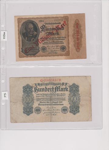 DUITSLAND - Lot Biljetten (4) (11 stuks) beschikbaar voor biedingen