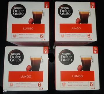 Nescafé Lungo Dolce Gusto 30 dosettes, Enlèvement ou Envoi