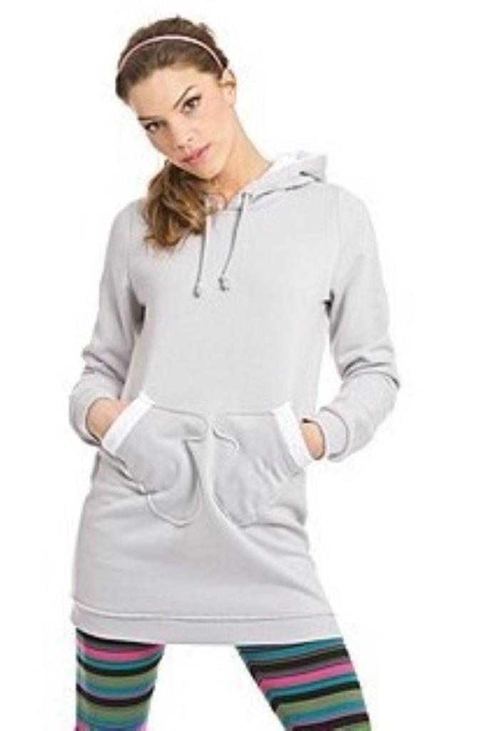 Grijze jurk / lange trui van Pussy deluxe - Maat large, Kleding | Dames, Jurken, Grijs, Verzenden