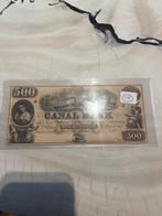 Uniek 500$ note Canal bank new orleans crisp condition, Ophalen, Bankbiljetten