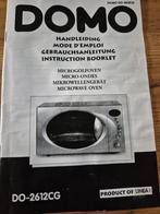 four à micro-ondes DOMO, Electroménager, Croustillant, Enlèvement, Utilisé, 45 à 60 cm