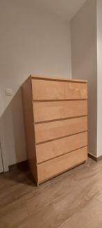 Ikea Malm ladekast en 2 nachtkastjes, Ophalen, Gebruikt