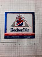 Bieretiket Bockor Pils, Verzamelen, Ophalen of Verzenden, Gebruikt
