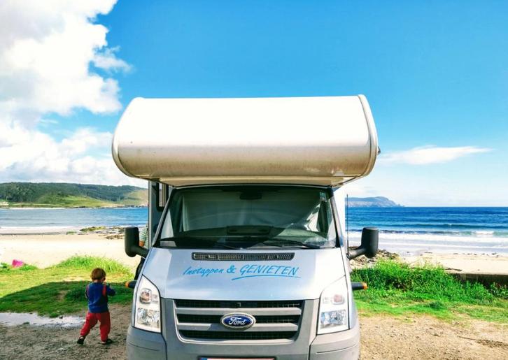 Volledig uitgeruste mobilhome met nieuwe motor, Caravans en Kamperen, Mobilhomes, Particulier, tot en met 6, Alkoof, T.E.C., Ford