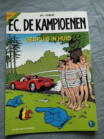 Strips FC de kampioenen 115, 116, 117 en 118 beschikbaar voor biedingen