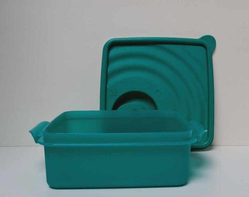 Tupperware™ « CrystalWave vierkant » groen, Huis en Inrichting, Keuken | Tupperware, Nieuw, Bus of Trommel, Groen, Verzenden