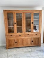 Teak vitrinekast, Huis en Inrichting, Ophalen of Verzenden, Zo goed als nieuw, Teakhout