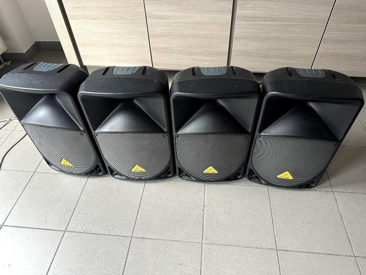 4x Behringer B112D Actieve full range speakers, Audio, Tv en Foto, Luidsprekerboxen, Gebruikt, Overige typen, 120 watt of meer