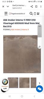 ABK Imoker InternMUD tegels 6060, ca 12m2 evt 20m2, Doe-het-zelf en Bouw, Tegels, Ophalen