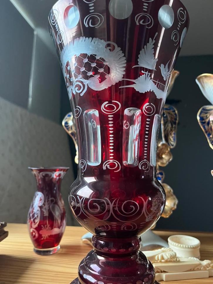 Eggermans Boheems, Antiek en Kunst, Antiek | Vazen, Ophalen of Verzenden