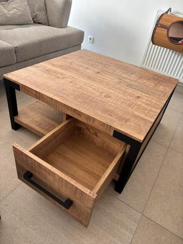 Salontafel (lamulux - mangohout), Huis en Inrichting, Tafels | Salontafels, Ophalen of Verzenden