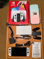 Nintendo switch oled, Games en Spelcomputers, Spelcomputers | Nintendo Switch, Ophalen of Verzenden, Zo goed als nieuw, Switch OLED