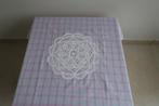 Vichy roze tafelkleed- 97 x 97 cm, Ophalen of Verzenden, Nieuw, Vierkant, Binnen