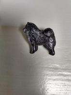 Broche Chow Chow Polerian Keeshond, Ophalen of Verzenden, Zo goed als nieuw, Zwart, Overige materialen