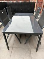 Tuintafel - Antraciet - Perfecte staat (180cm), Ophalen, Zo goed als nieuw, Rechthoekig, Kunststof