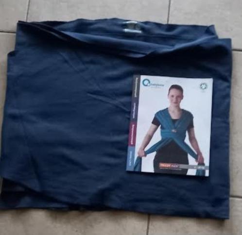 draagdoek Babylonia - Tricot-Slen - Jeansblauw + gebruiksaa, Kinderen en Baby's, Babydragers en Draagdoeken, Zo goed als nieuw