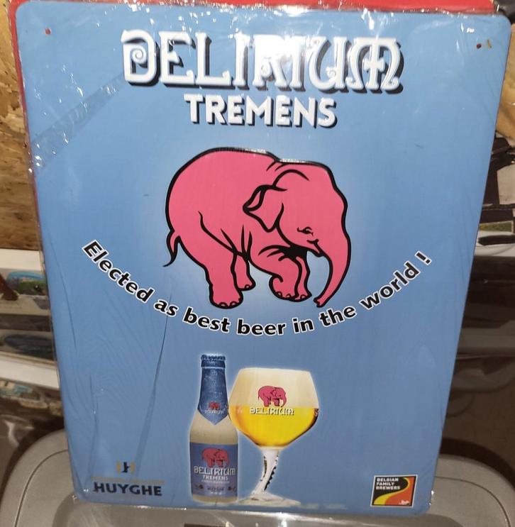 Panneau publicitaire Delirium NOUVEAU
L'image pour, Collections, Marques de bière, Neuf, Enlèvement ou Envoi