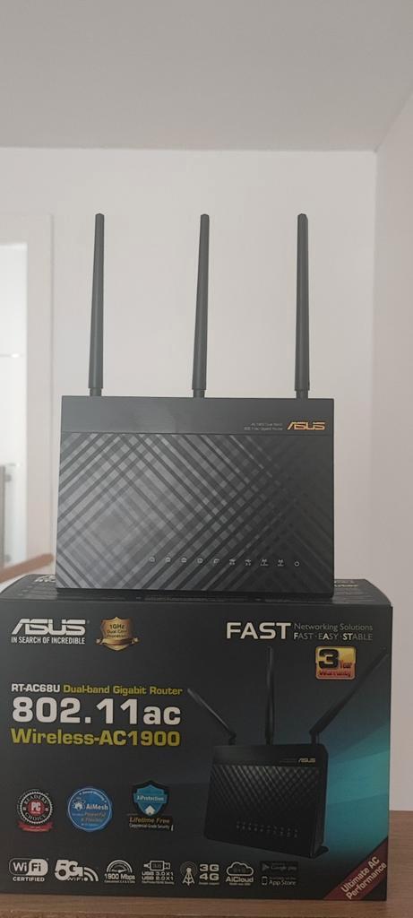 WiFi Mesh routers RT68U (3 stuks), Computers en Software, Routers en Modems, Gebruikt, Router, Ophalen