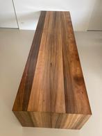 Padoek houten eettafel – strak en modern ontwerp, Huis en Inrichting, Tafels | Eettafels, Ophalen, Gebruikt, 200 cm of meer, 50 tot 100 cm