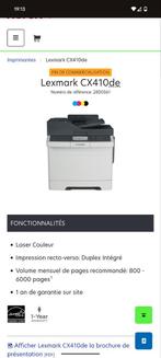 Imprimante lexmark 410de, Ophalen, Gebruikt, Printer