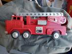 Oude brandweerwagen van plaatstaal uit de jaren 60, Antiek en Kunst, Ophalen