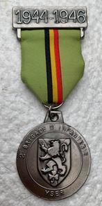 Medaille, 2e Brigade Infantri YSER Fussiliers 1944-46 ULSTER, Verzamelen, Ophalen of Verzenden, Landmacht, Lintje, Medaille of Wings