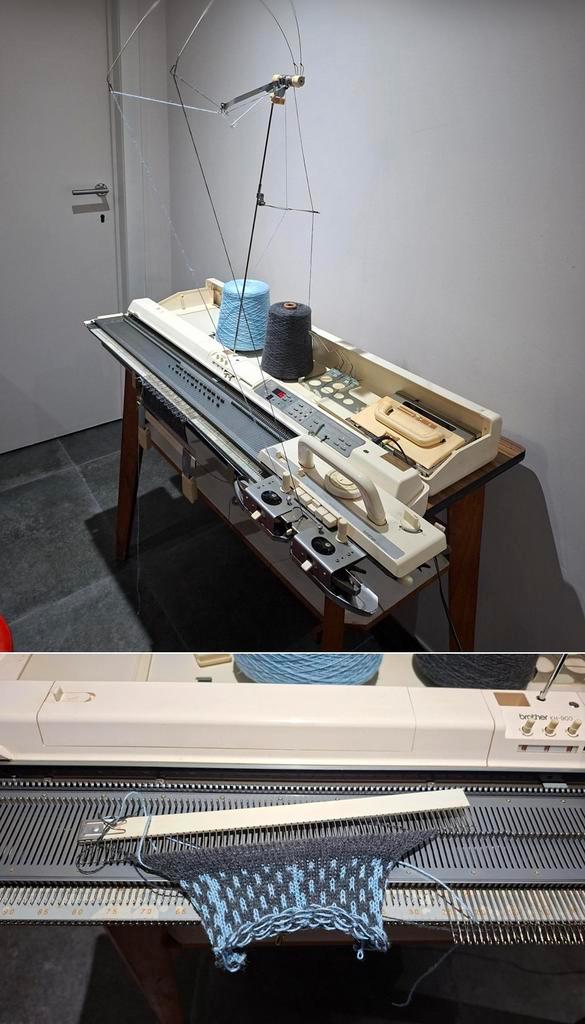 Breimachine brother KH900 computer gestuurd, Hobby en Vrije tijd, Breien en Haken, Zo goed als nieuw, Machine, Ophalen